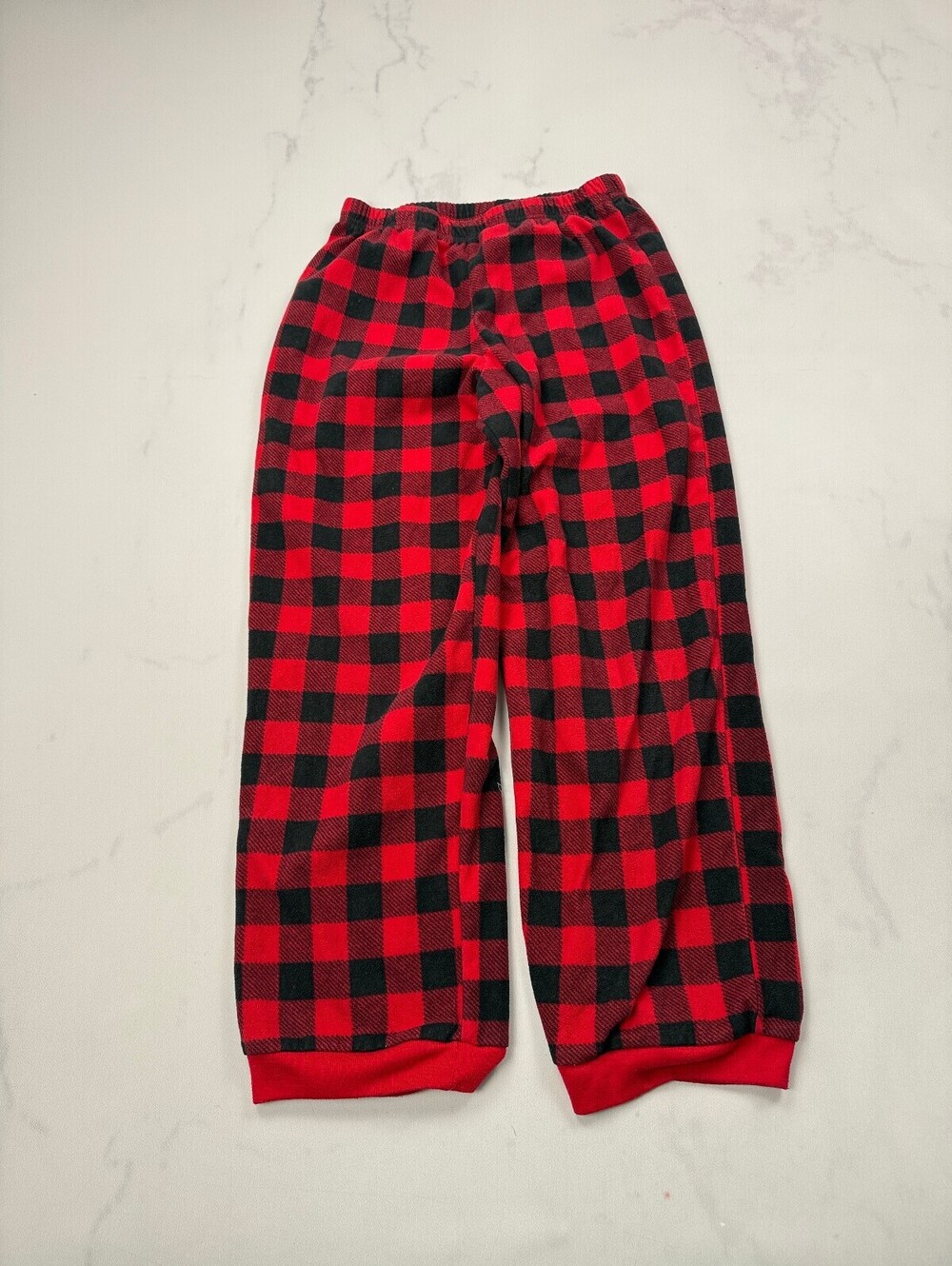 Just One You Made By Carters Pajamas Sweatpants Red Black 90S Tartan - Boys 10